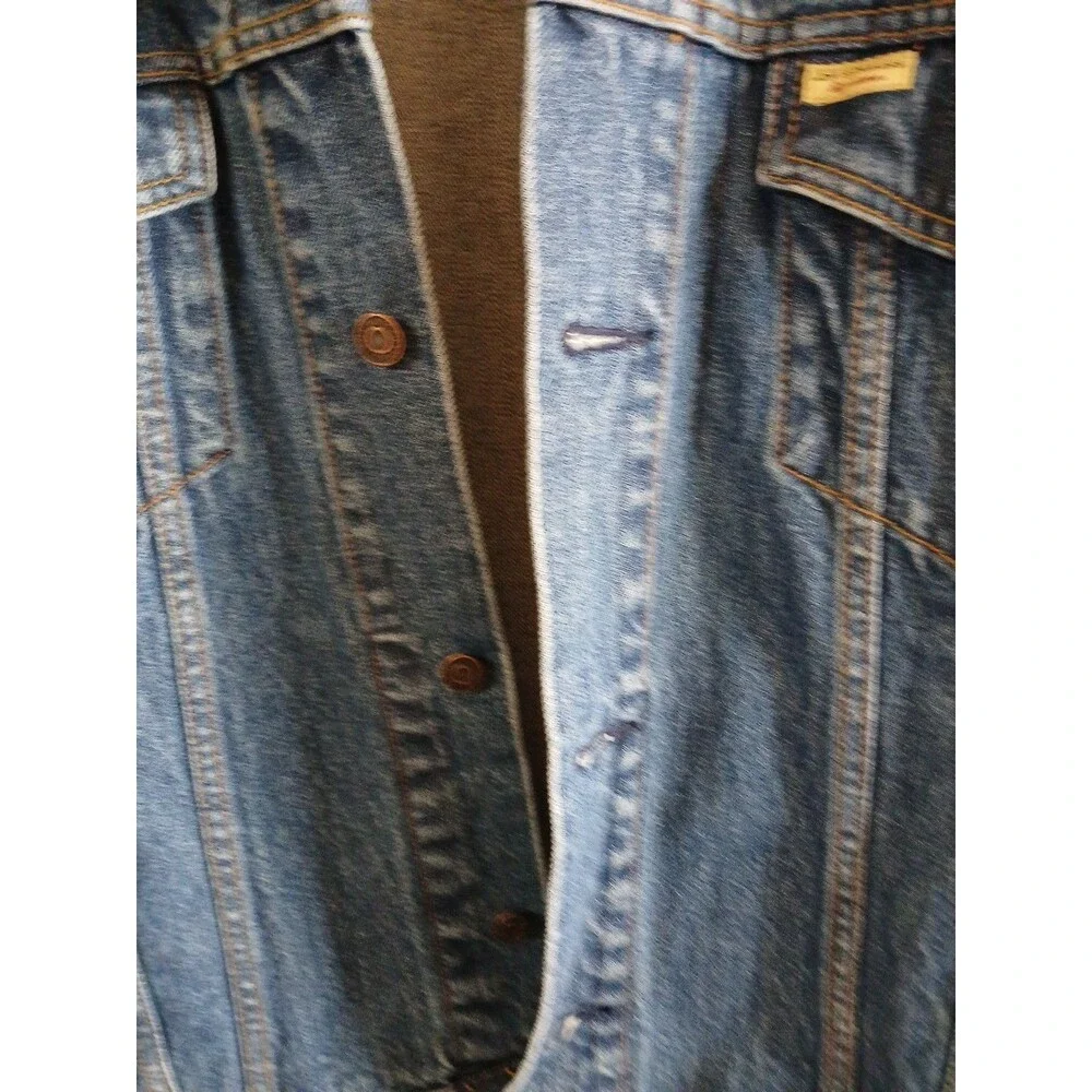 Levi Strauss Signature 1873 Men's Button-Up Denim Trucker Jean Jacket Blue XL